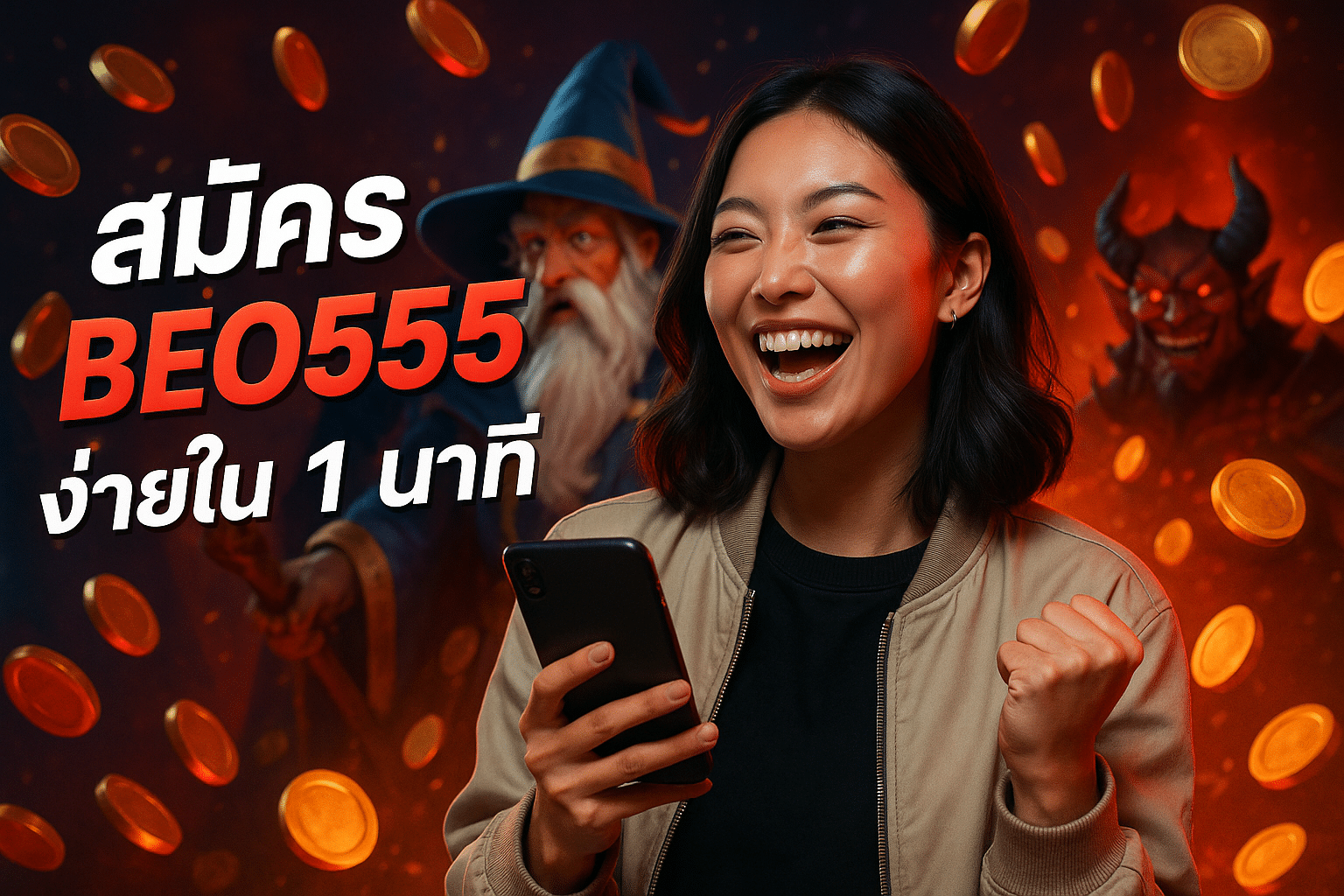 สมัคร BEO555 ง่ายใน 1 นาที รับโบนัสสมาชิกใหม่